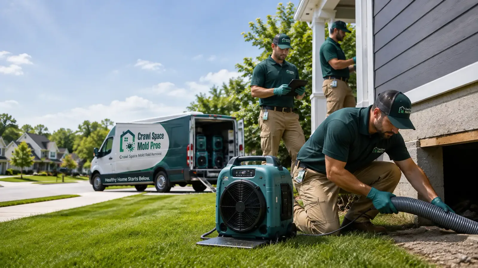 Crawl Space Mold Removal in Fall River, MA